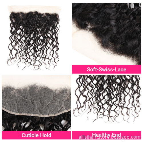 Raw Undetectable Hd Lace Frontal 13x6 13x4 4x4 5x5 6x6 7x7 Swiss Lace Closure Human Hair Ear To Ear Thin Lace Closure